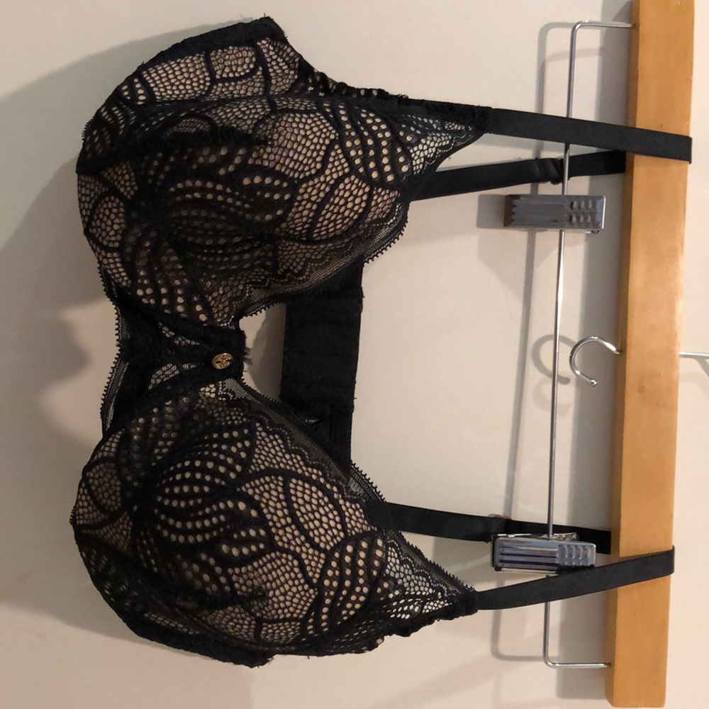 Natori Lotus Edge Plunge Front Underwire Bra